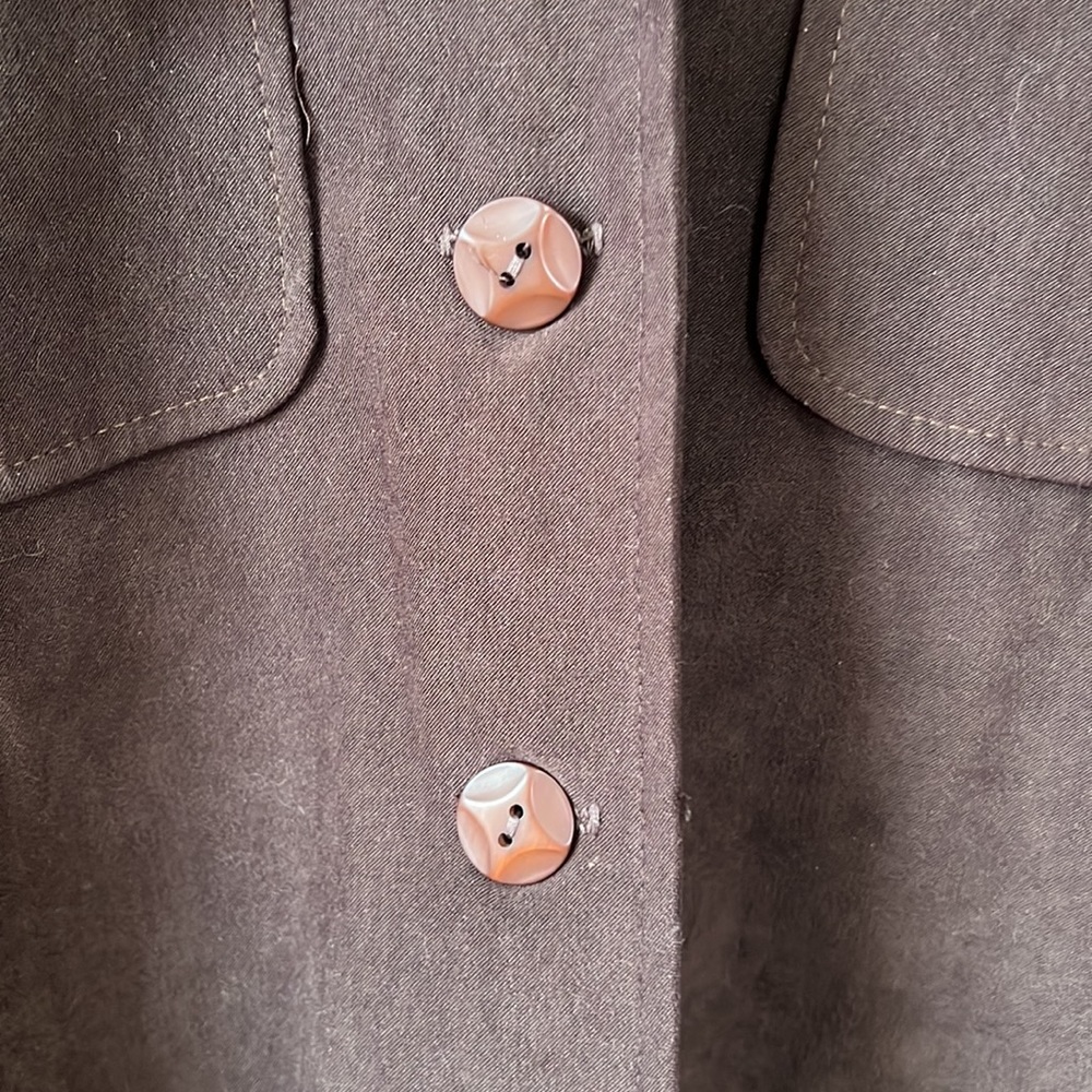 LT Sport Petite Brown, Lightweight Blazer - Size M - Picture 5 of 12